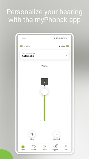 myPhonak ekran görüntüsü