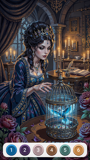 Dark Fairytale Color by Number ekran görüntüsü