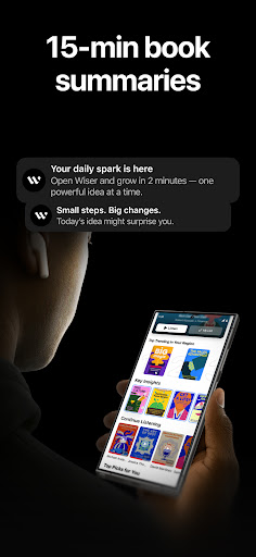Wiser - 15 minutes Audio Books ekran görüntüsü