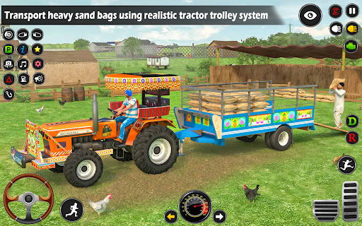 Farm Tractor Farming Games 3D ekran görüntüsü