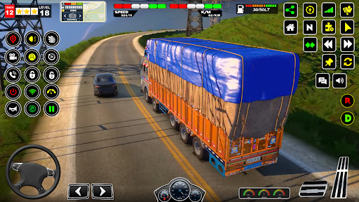 Indian Truck Drive Offroad 3D ekran görüntüsü