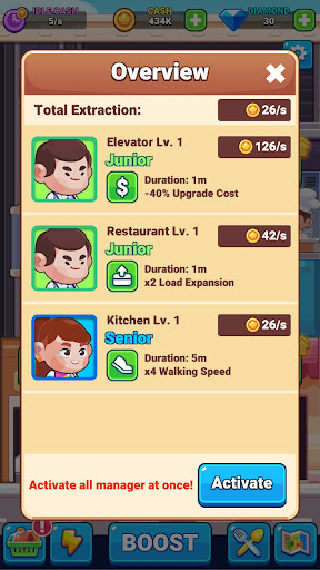 IdleRestaurant - magnate games ekran görüntüsü
