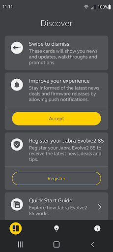 Jabra Sound+ ekran görüntüsü