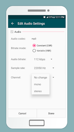 LiteC Video MP3 Audio Extract ekran görüntüsü