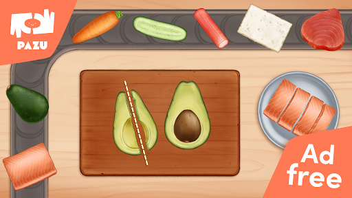 Sushi Maker Kids Cooking Games ekran görüntüsü