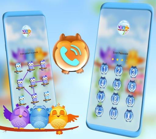 Animated Birds Launcher Theme ekran görüntüsü