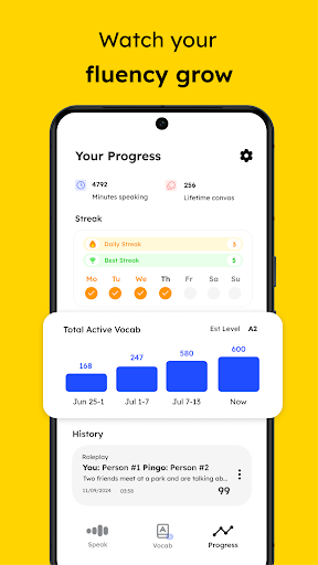 Language Learning: Pingo AI ekran görüntüsü