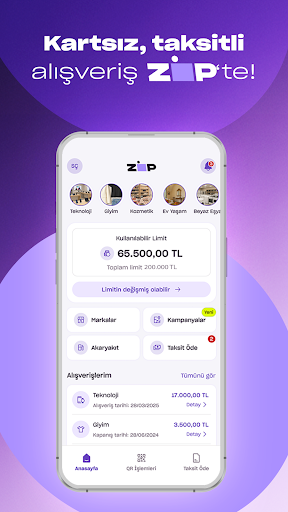 Zip - Bugün Al, Sonra Öde ekran görüntüsü