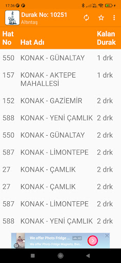 İzmir Akıllı Ulaşım Rehberi ekran görüntüsü