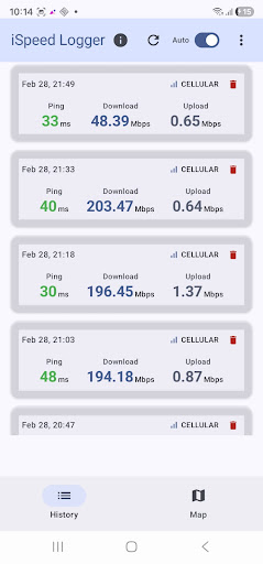 Internet Speed Tracker ekran görüntüsü