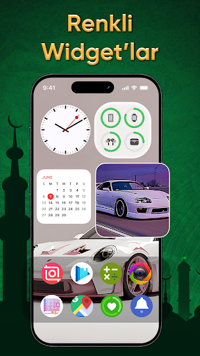 Başlatıcı OS: Tema ve Widget ekran görüntüsü