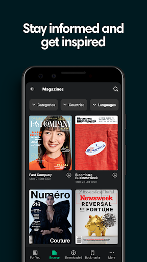 PressReader news ekran görüntüsü