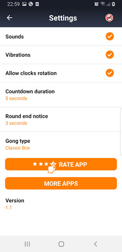 Boxing Round Timer Clock ekran görüntüsü