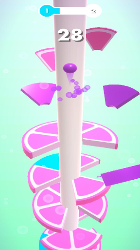 Helix Fruit Falls games ekran görüntüsü