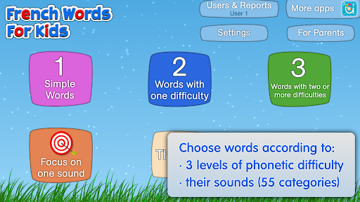 French Words for Kids ekran görüntüsü