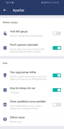 AppLock Lite ekran görüntüsü