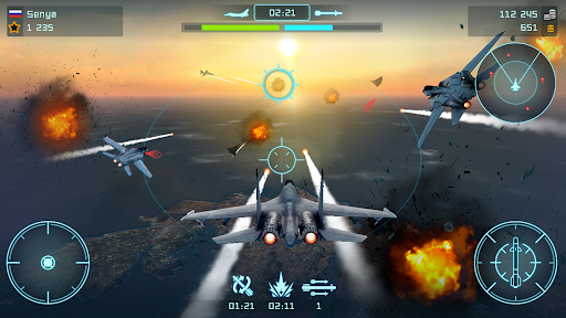 Battle Warplanes: Uçak 3D ekran görüntüsü
