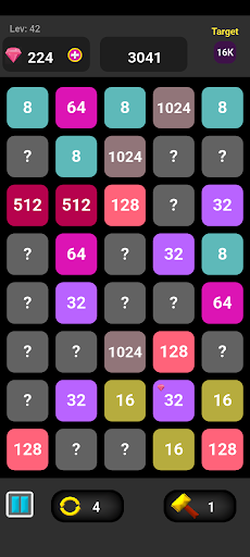 Number Swipe 2048 ekran görüntüsü