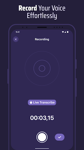 Voice & Transcribe - QuickVox ekran görüntüsü