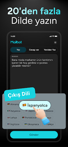 Mailbot - AI Email Writer ekran görüntüsü
