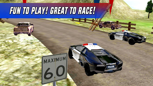 Police Car Chase Offroad ekran görüntüsü