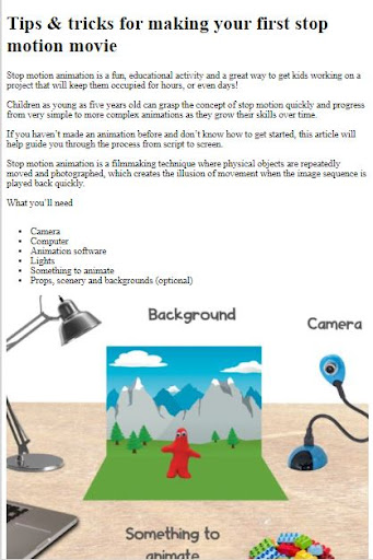 Stop Motion Animation Tips ekran görüntüsü