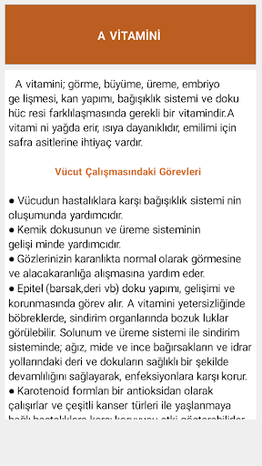 Vitamin Mineraller ekran görüntüsü