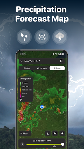 Lightning Tracker My Radar Map ekran görüntüsü