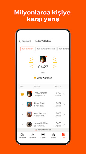 Strava: Koş, Sür, Yürü ekran görüntüsü