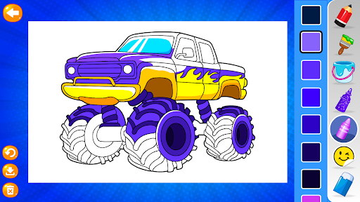 Car Coloring Games ekran görüntüsü