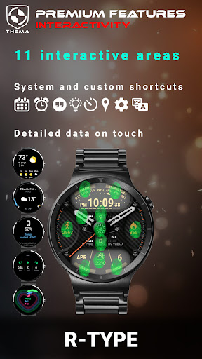 R-Type Watch Face ekran görüntüsü