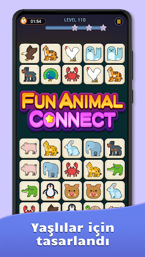 Fun Animal Connect - Onet Game ekran görüntüsü