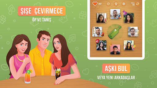 Spin the Bottle: türkçe sohbet ekran görüntüsü