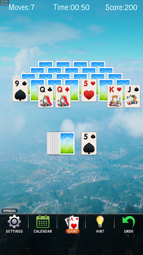 Solitaire Tripeaks ekran görüntüsü