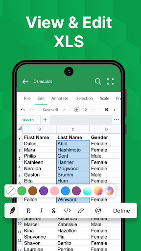 XLSX Viewer: XLS Reader ekran görüntüsü