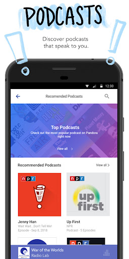 Pandora - Music & Podcasts ekran görüntüsü