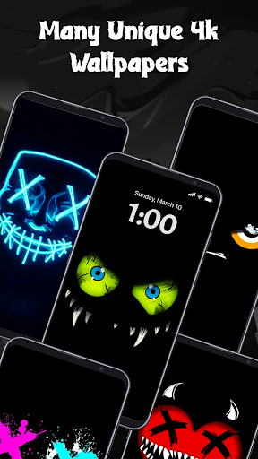 Funky Smiles - Silly Wallpaper ekran görüntüsü