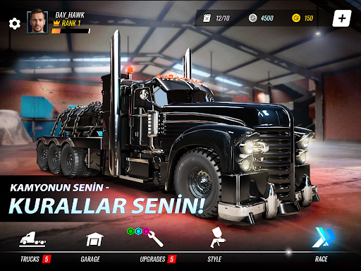 Big Rig Racing: Yarış oyunu ekran görüntüsü