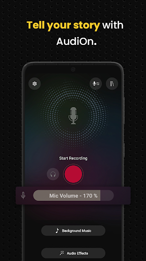AudiOn:Voice Recorder & Editor ekran görüntüsü