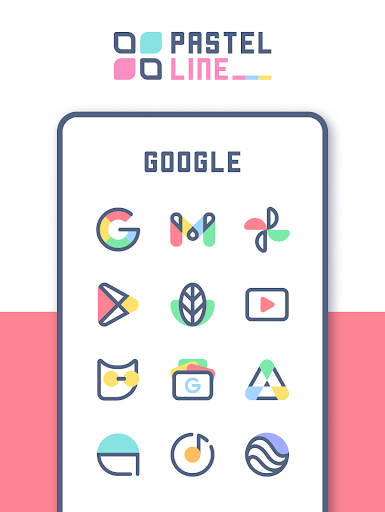PastelLine IconPack ekran görüntüsü
