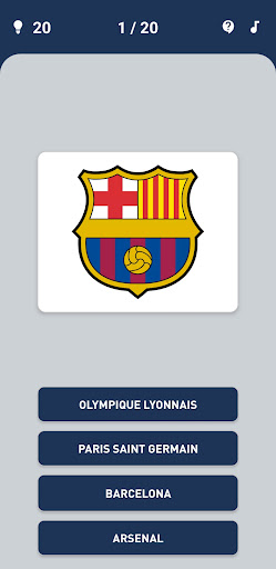 Futbol Logosu Testini Tahmin ekran görüntüsü