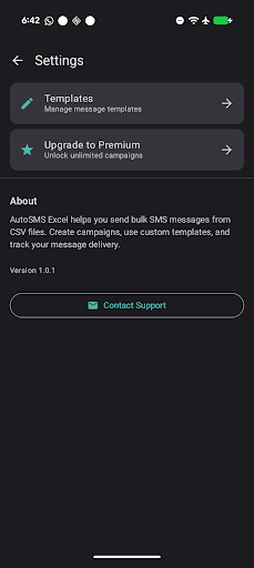 AutoSMS Excel - CSV to SMS ekran görüntüsü