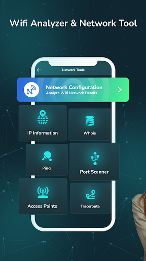 Network Tools & Utilities, DNS ekran görüntüsü
