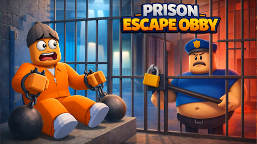 Obby Prison Escape Run 3D ekran görüntüsü
