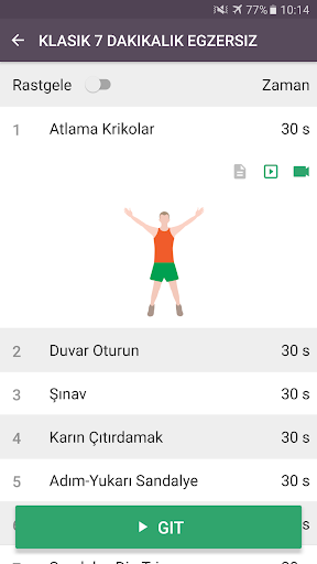 Ev Egzersizleri - Fitness ekran görüntüsü