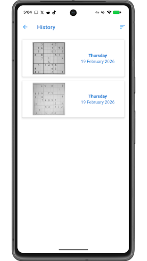 Sudoku Solver - Camera Scan ekran görüntüsü