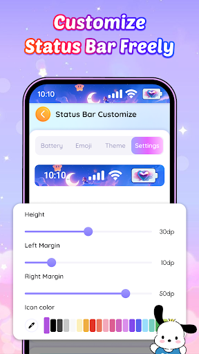 Emoji Battery Icon Status Bar ekran görüntüsü