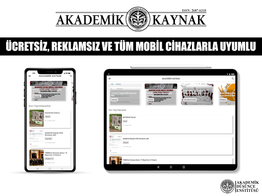 Akademik Kaynak - Makaleler ekran görüntüsü
