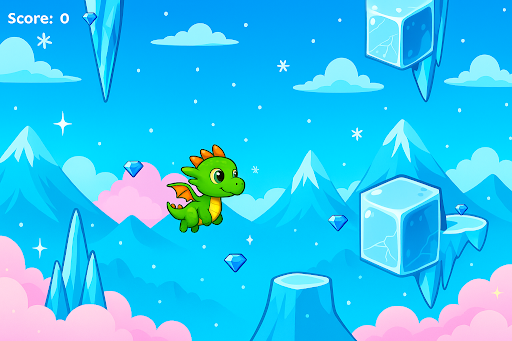 Flappy Dragon Adventure ekran görüntüsü