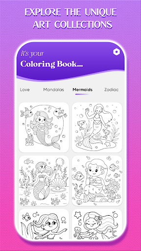 Coloring Book: Art Paint Game ekran görüntüsü